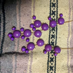 Purple Statement Necklace